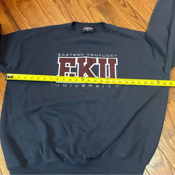 Vintage EKU Eastern Kentucky University Navy Jansport Sweatshirt Size L - Picture 8 of 8